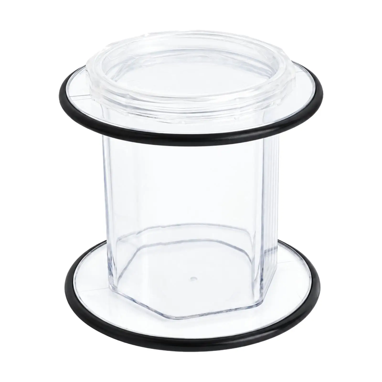 Jewelry Polishing Machine Barrel Tumbler for Gemstone Cleaning with Forward Backward Switch and Glass Container
