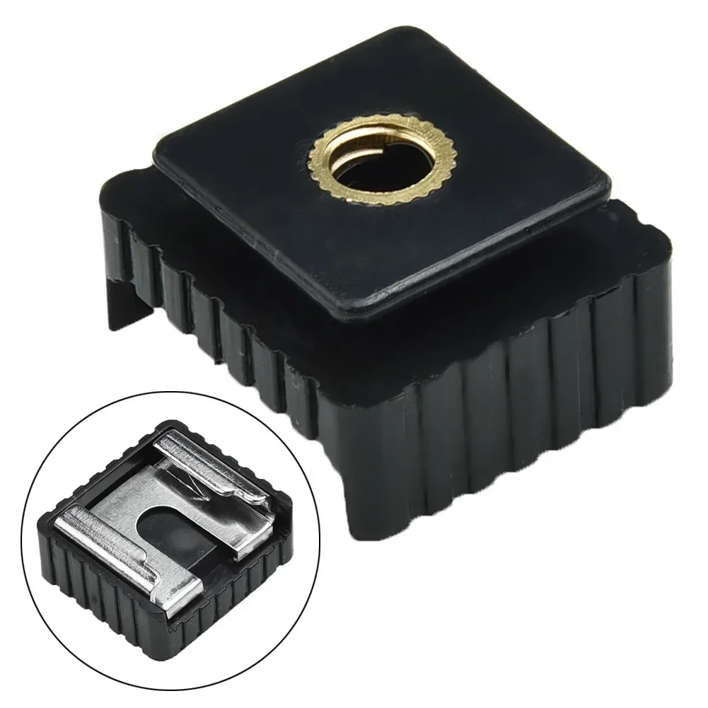 1PC Flash Hot Shoe Mount Adapter adattatore per montaggio su staffa per slitta calda e veloce Flash rapido 1/4 "vite per treppiede da Studio