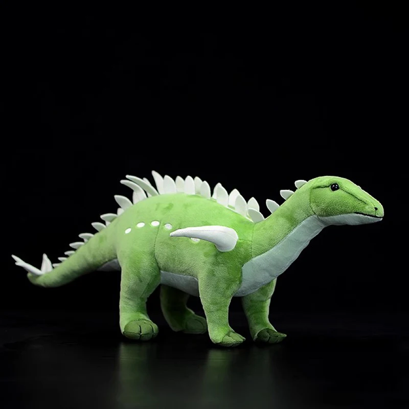 Simulated Animal Huayangsaurs Stegosaur Dinosaur Sword Dragon Jurassic Roof Lizard Stuffed Doll Plush Toy Girl Boy Friend Gift