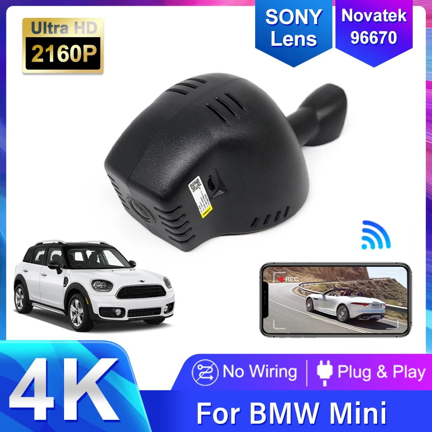 

Car DVR for MINI Cooper Countryman Clubman Convertible JCW,4K Dash Cam Camera for MINI f54 f55 f56 f57 f60 2014 to 2023 DashCam