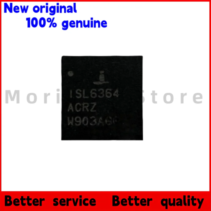 5PCS/100% new ISL6364ACRZ-T ISL6364 QFN Black plastic casing