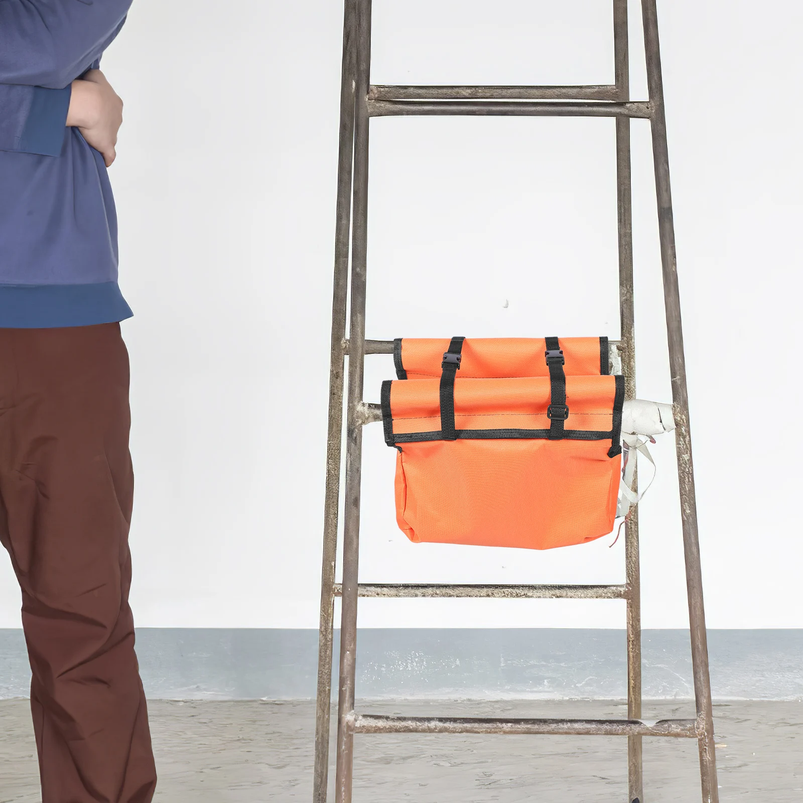

Folding Ladder Tool Bag Telescoping Oxford Cloth Pouch ganizer Storage Bags For Tools Suitable Construction Facilities Household