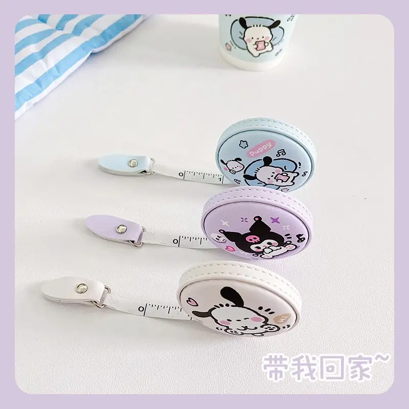 

Sanrio Kuromi Kawaii Tape Measure Portable Size Measurement Clothes Soft Measure 2 Meter Mini Small Ruler for Home Use