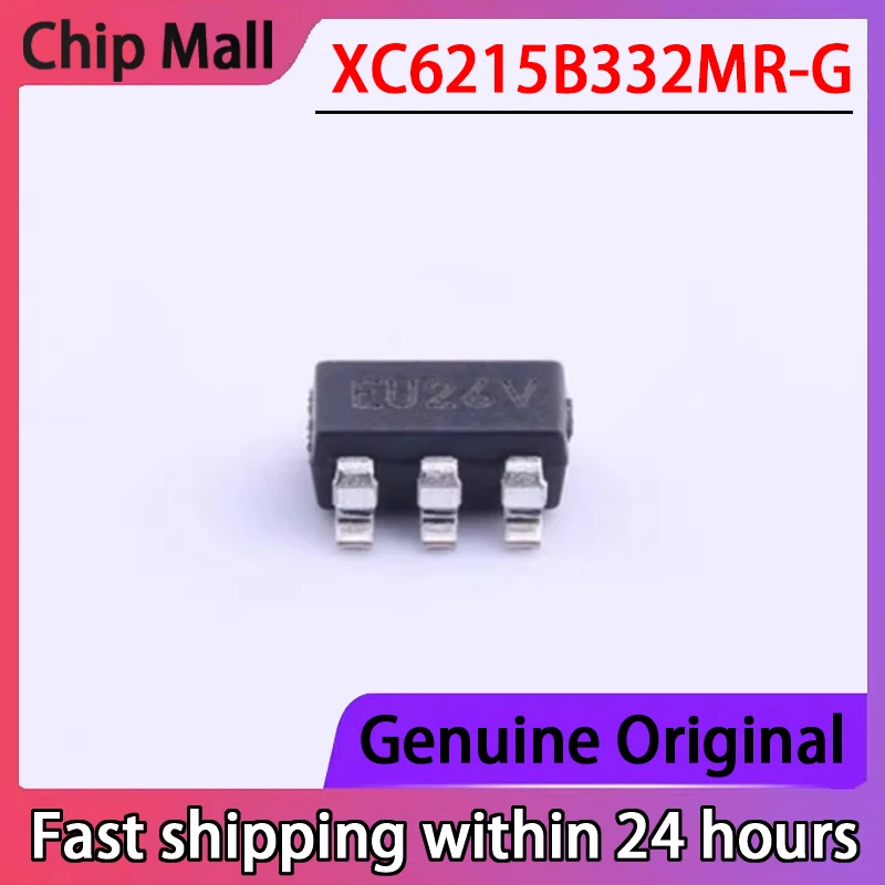 

10PCS XC6215B332MR-G SOT23-5 Screen Printed EU27R LDO Linear Regulator