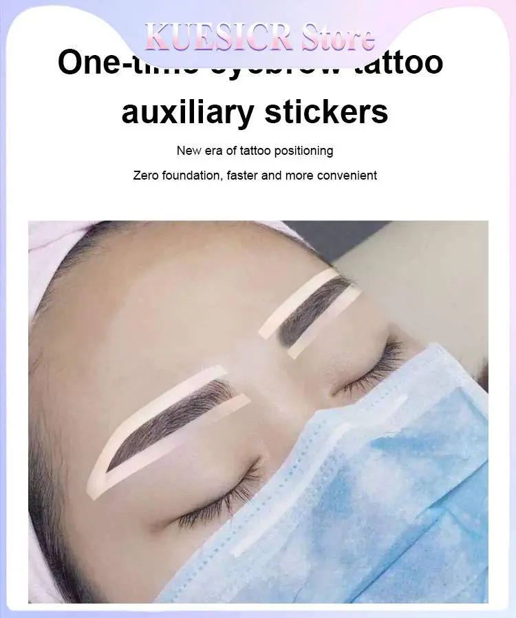 눈썹 메이크업 보조기 초보자 보조기, 완벽한 눈썹 모양을 그리는 데 도움, 사용하기 쉽고 안전한 소재, 1 개, 3 개, 5 개