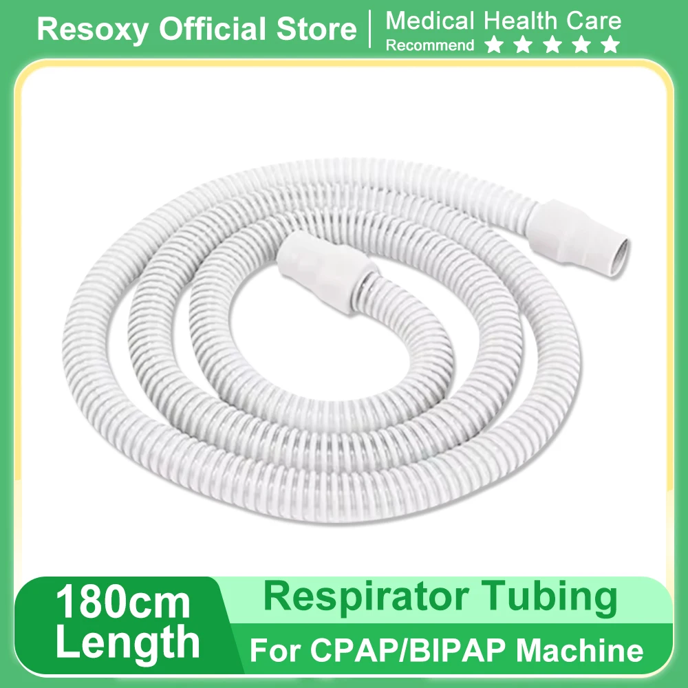 RESOXY CPAP/BIPAP Tubing General Purpose Respirator Tubing Length 180cm Color Grey Breathing Machine Accessories