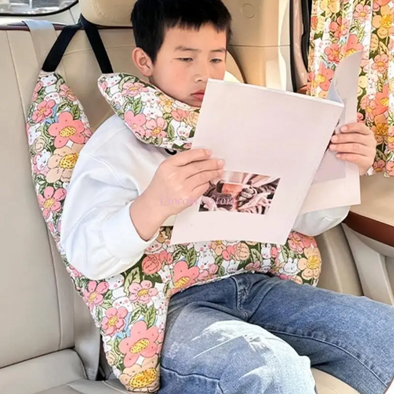 Y1UB H Caseat Pillow for Kids Travel Neck Rest Comfortable Headrest Cushion