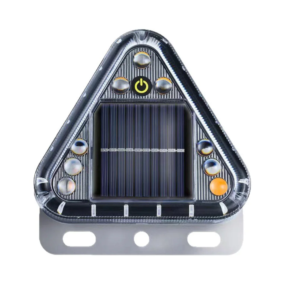 Waterproof Tail Lights LED Solar Flashing Light Adverse Weather Conditions RGB Flashing Light Strobe Fits Most Trucks
