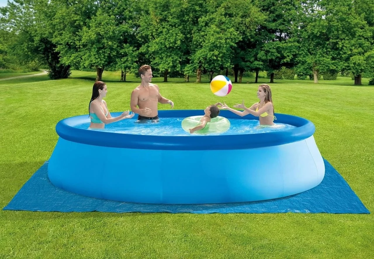 

26175EH Easy Set Inflatable Swimming Pool Set: 18ft x 48in – Includes 1500 GPH Cartridge Filter Pump Removable Ladder Pool Cover