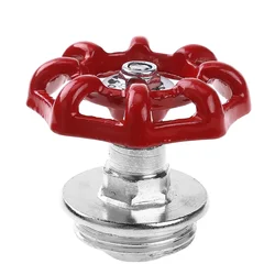 DN15/DN20/DN25 Valve Handle Closet Hat Hanging Hook Loft Valve Handle Retro Cast Iron Wheel Design For DIY Wall Rack Home Decor