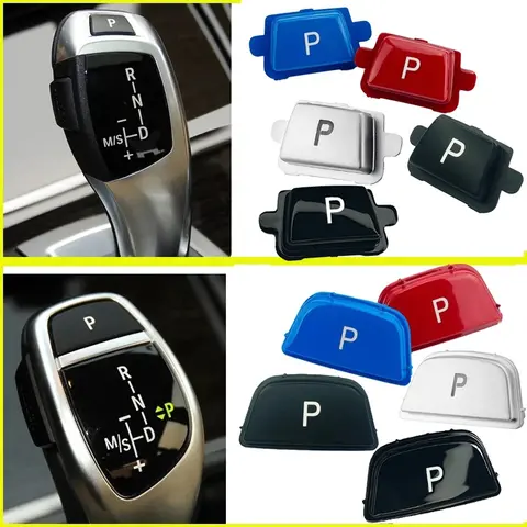 자동차 기어 레버 자동 주차 버튼 문자 P 버튼 BMW 1 2 3 4 5 7 시리즈 F10 F11 F01 F02 X1 X3 X4 F30 F32 F48 F25
