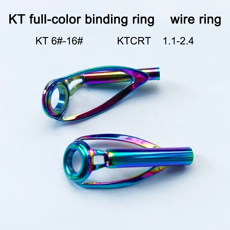 Full Color Tie Ringsmagnetic Ringswrapped Loyalist Rodsboat Rodsraft Rod Guidesstainless Steel Wire Guide Rings