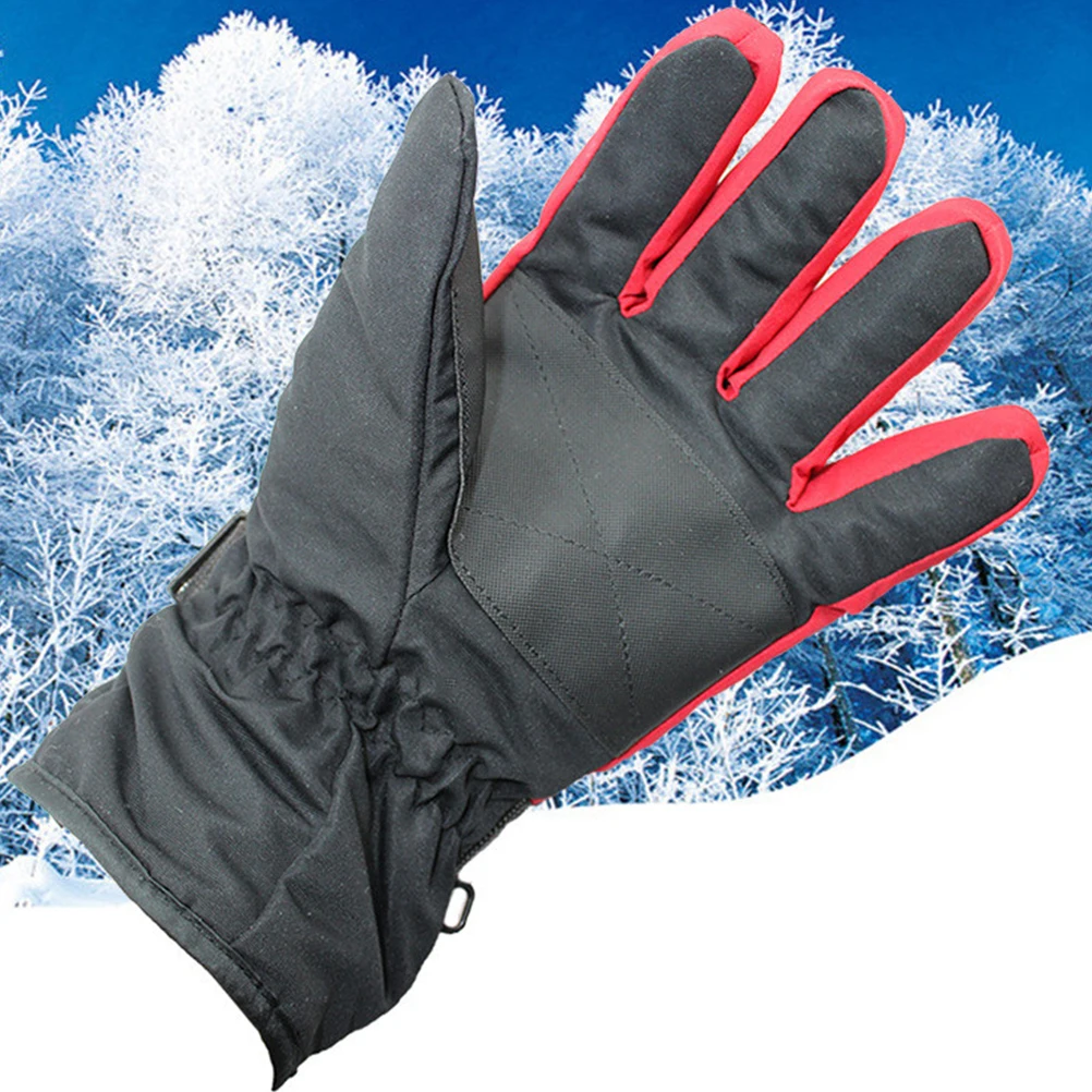 

Windproof Ski Gloves Mens Waterproof Winter Cold Weather for Athlete Warm Men's Snow Man