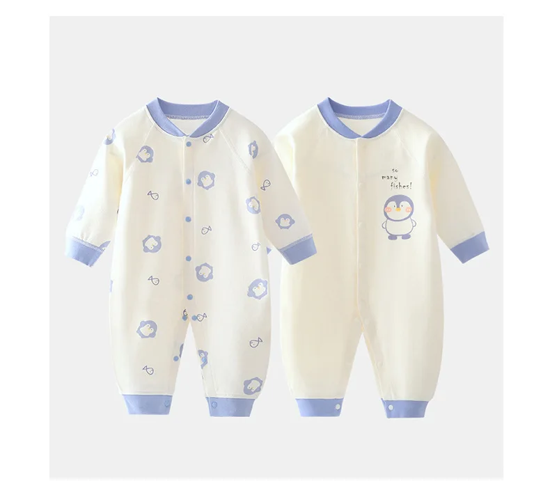 Baby Clothes 2pcs Baby Rompers Newborn Clothes 100% Cotton Long Sleeve Bodysuit & One piece korean reviews many baby clothes