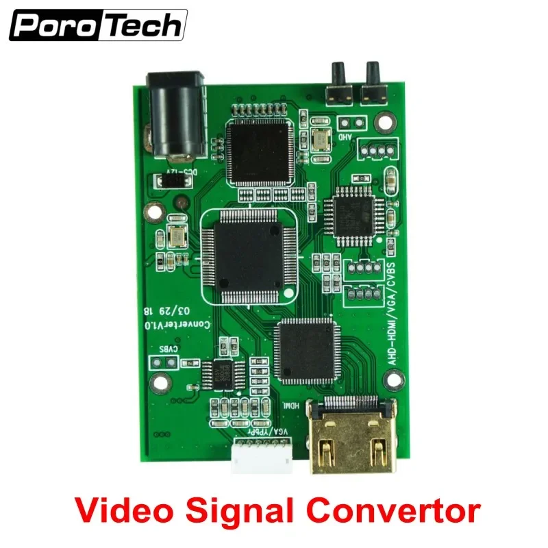 Carte de conversion de Signal vidéo HD 4-en-1, AHD41, AHD, TVI, CVI, CVBS, HDMI, VGA