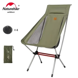 Naturehike Camping Chair L01 L02 Moon Chairs Portable Ultralight Chair Outdoor Folding Chair Fishing Chair Picnic Beach Chair