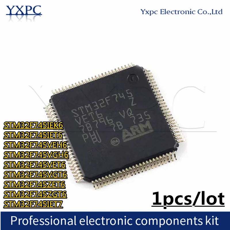 

STM32F745IEK6 STM32F745IET6 STM32F745VEH6 STM32F745VGH6 STM32F745VET6 STM32F745VGT6 STM32F745ZET6 STM32F745ZGT6 STM32F745IET7