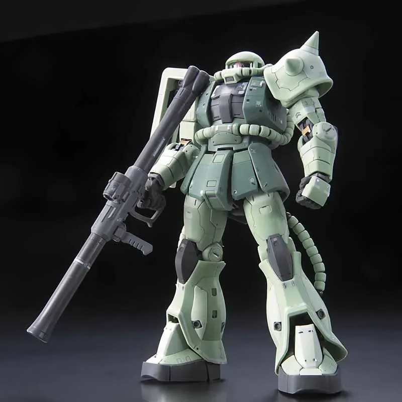 高品質-rg-1-144-ms-06s-ザク-[初音ミクver]-アニメアクションフィギュア組み立て-バンダイ-ガンダム模型玩具-コレクタブルモデル