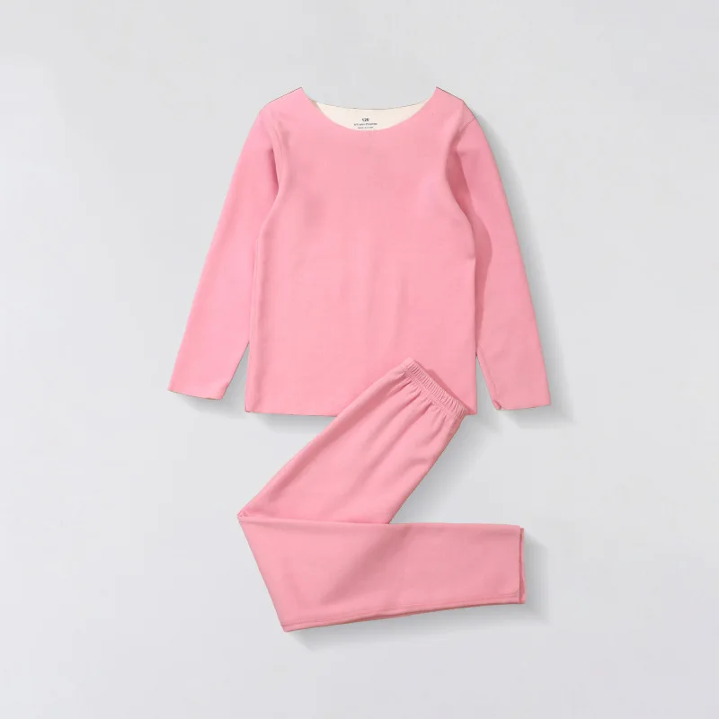 Baby Boys Girls Pajamas Winter Thermal Underwear Children's Clothing Sleepwear Velvet Pyjamas Sets For Kids 4 6 7 8 10 12 Years