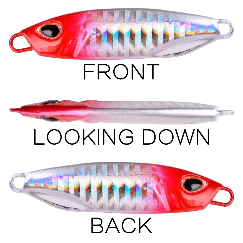 Metal Jig Fishing Lure Weights 10g-40g Trolling Hard Bait Bass Fishing Bait Tackle Trout Tuna Jigging Lure Jigs Saltwater Lures