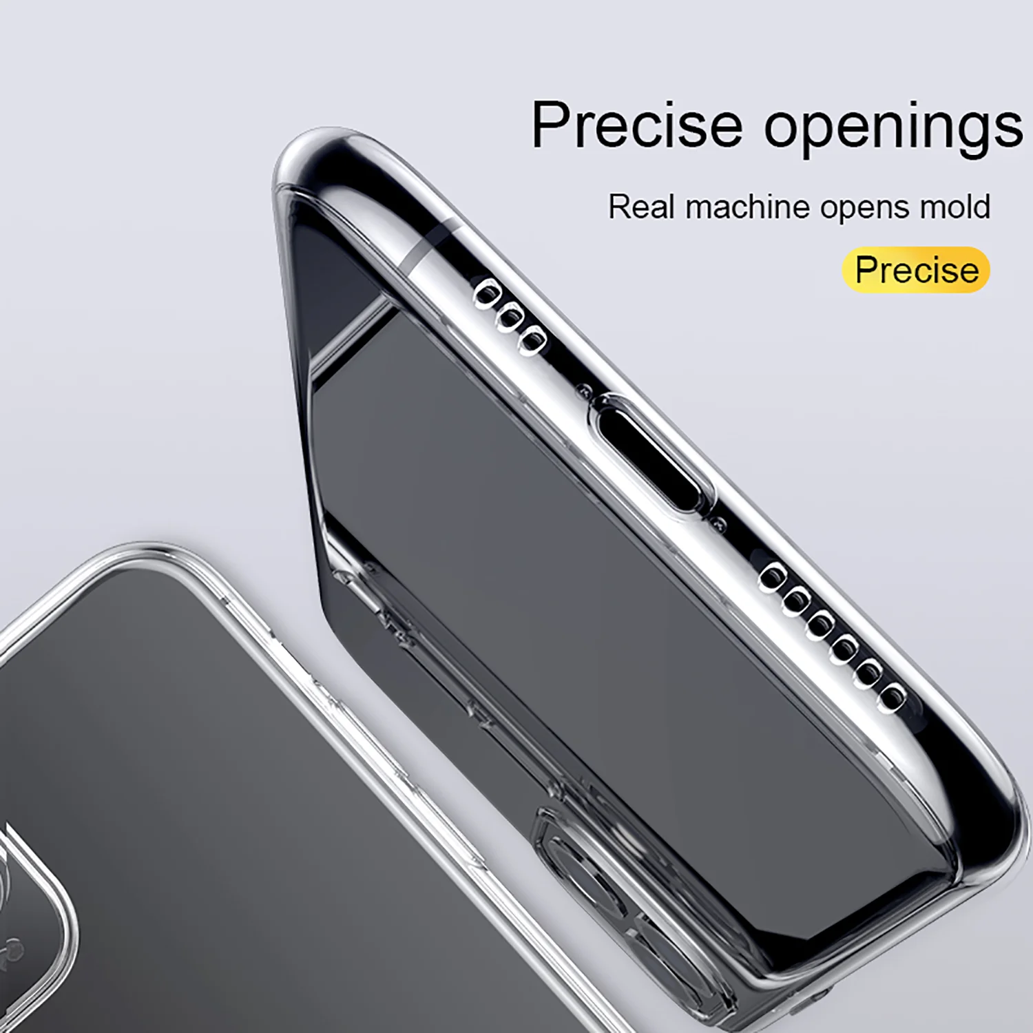 Clear Ultra Thin Silicone Soft TPU Case For iphone 15 14 Plus 13 12 Mini 11 Pro Max XS XR 7 8 Transparent shockproof Shell capa image 2