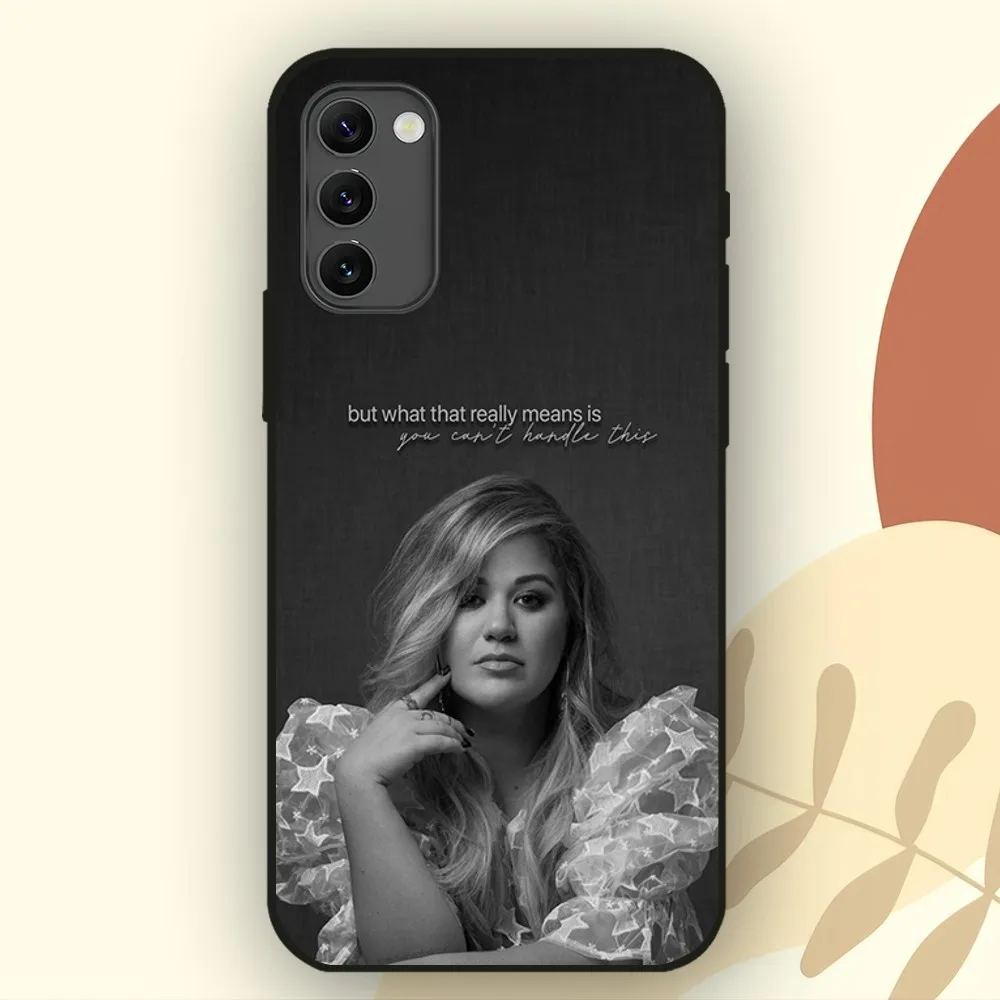 Singer Kelly Clarkson Chemistry Phone Case For Samsung Galaxy A20 A11 A10  A52 A02 A50 shell