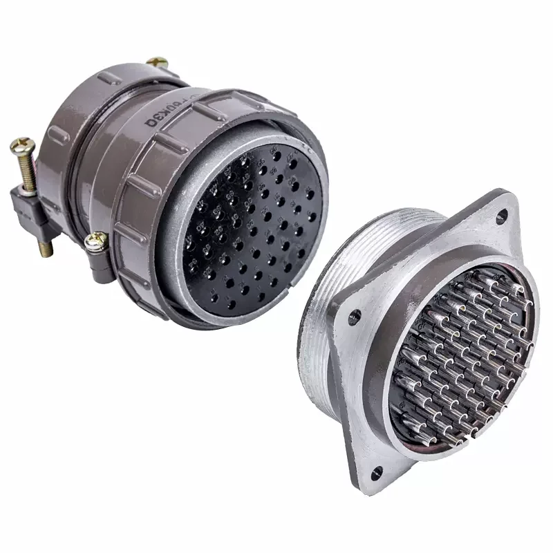 1pc P60 Aviation Plug Connector Metal 45Pin 47 Pin Circular Connector Aviation Plug Socket Hight Current Voltage Connectors 2