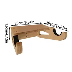 Wooden Bike Rack Garage for Indoor Bicycle Hanger Bike Hooks Bicycle Wall Mount for Mountain Bike Hybrid Bike BMX Road Bikes