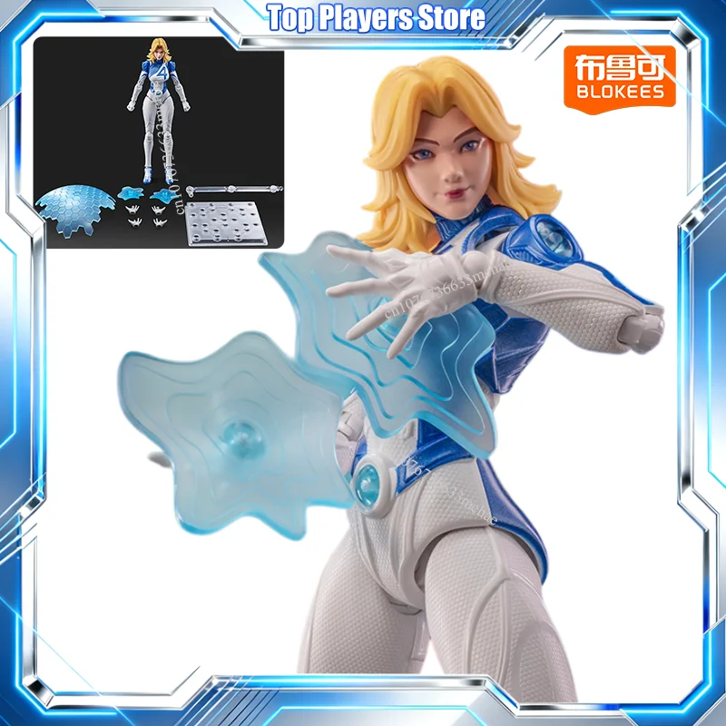 Figura de Acción Original Blokees de la Mujer Invisible, Kit de Modelo para Armar de Marvel, Regalos de la Clase Campeón de los Cuatro Fantásticos