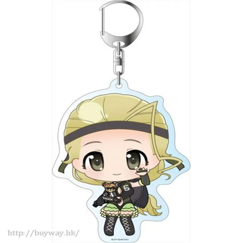 Anime Fans GiftsGIRLS und PANZER The Movie Anchovy Q Version HD Character PVC Acrylic  Keychain Collection Series About 6cm