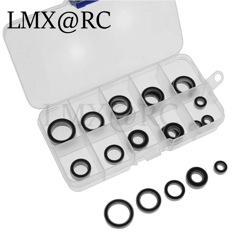 LMX RC Kit Bearing tertutup untuk mobil RC Arrma 1/8 Mojave 4S 4X4 BLX suku cadang Upgrade