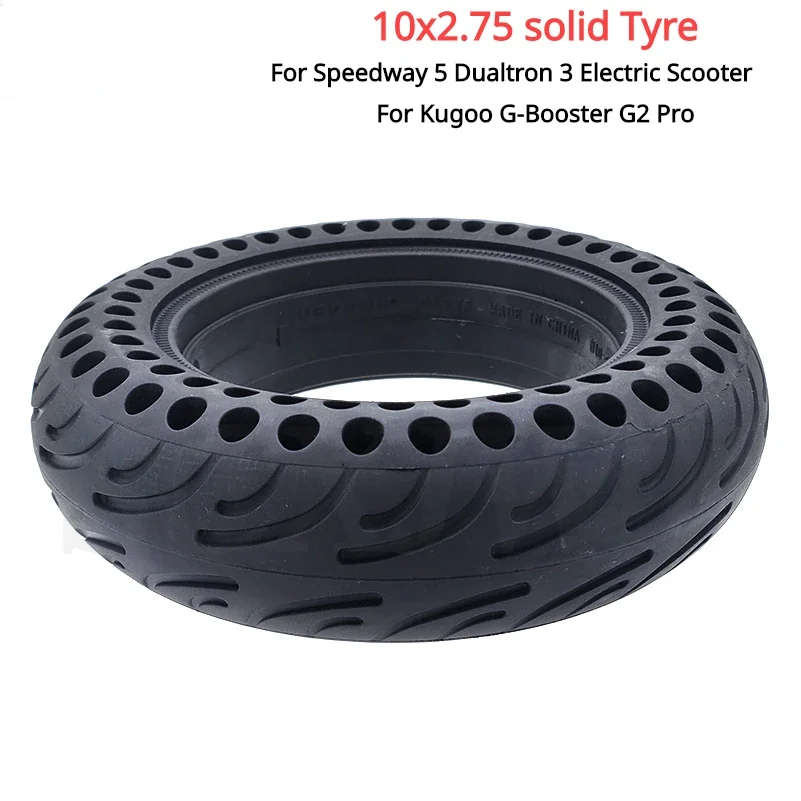 10 Inch 10x2.75-6.5 Solid Tire  for Kugoo G-Booster G2 Pro Speedway 5 Dualtron 3 Electric Scooter Non-Pneumatic Tyre