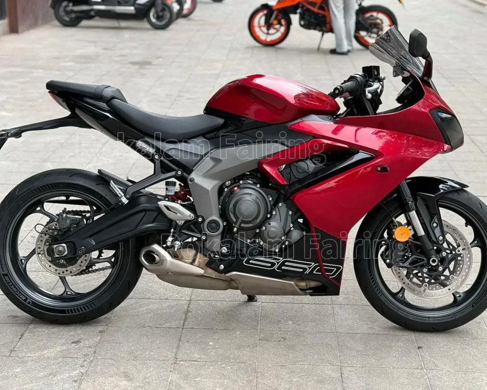 

Комплект кузова из АБС-пластика для TRIUMPH Daytona 660 2024 Daytona 660 24, комплект обтекателя спортивного велосипеда послепродажного обслуживания