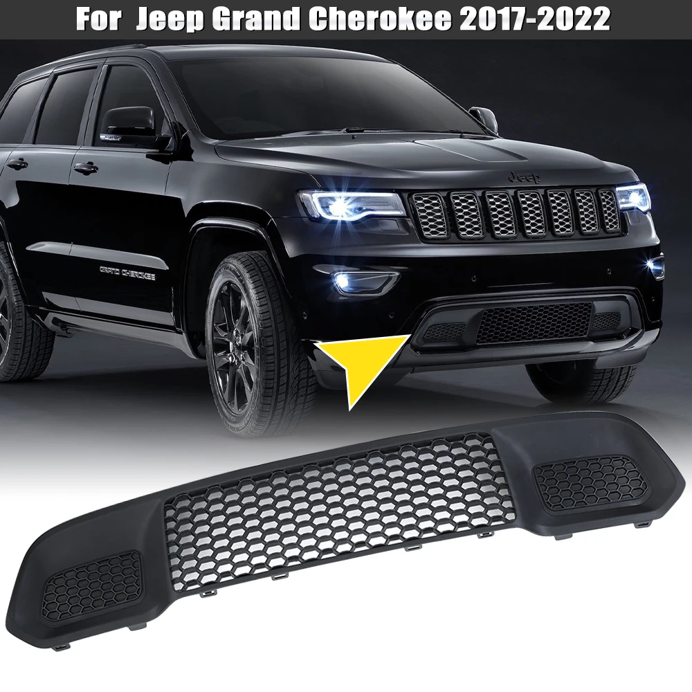 

Front Bumper Grille Honeycomb For Jeep Grand Cherokee 2017 2018 2019 2020 2021 2022 Car Auto Replacement 68310777AB 68310773AB