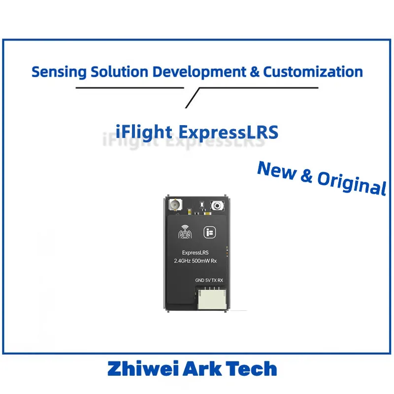 

iFlight ELRS 500mW Receiver, 900MHz/2.4GHz Dual Band, for FPV Racing Drone, Long Range, CRSF Protocol