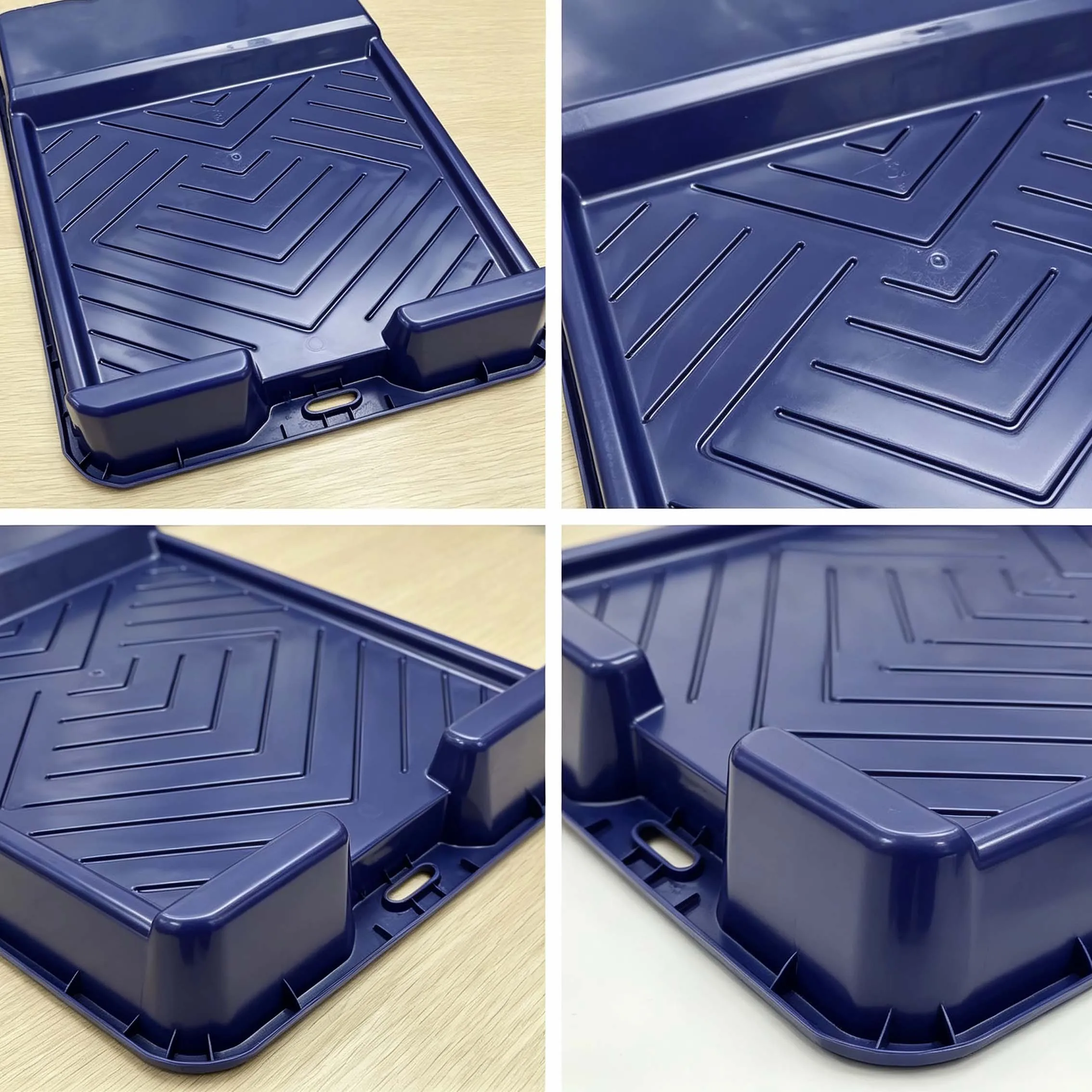 9-Inch Thickened Plastic-Coated Tray, Dedicated Roller Brush Paint Tray, Paint Mixing Tray, Painting Tool for Wall Decoration view 5