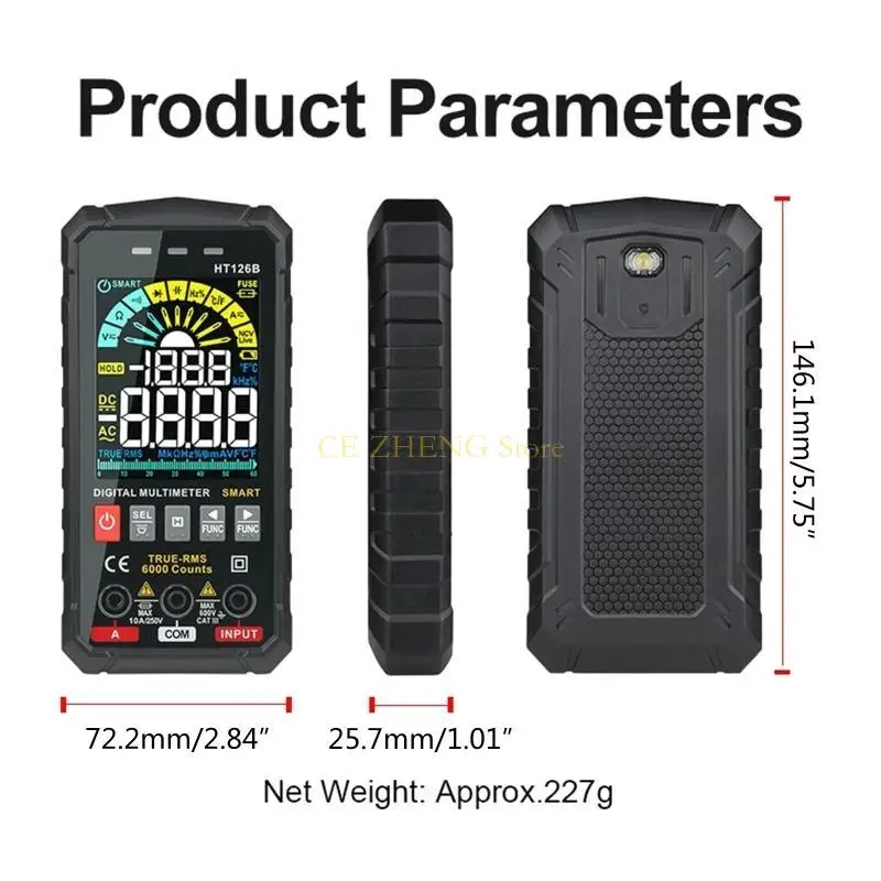 E56B Voltmetro digitale Display Amperometro Tensione Corrente Misuratore potenza Rilevatore Pannello LCD Monitor Shunt
