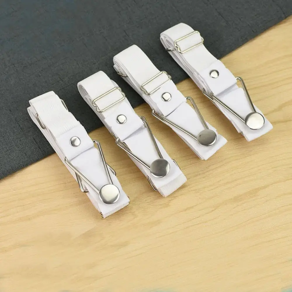 4pc Bed Sheet Holder Strap Adjustable Fitted Sheet Clip Non-slip Bed Sheet Fastener Suspender Elastic Mattress Pad Gripper Strap