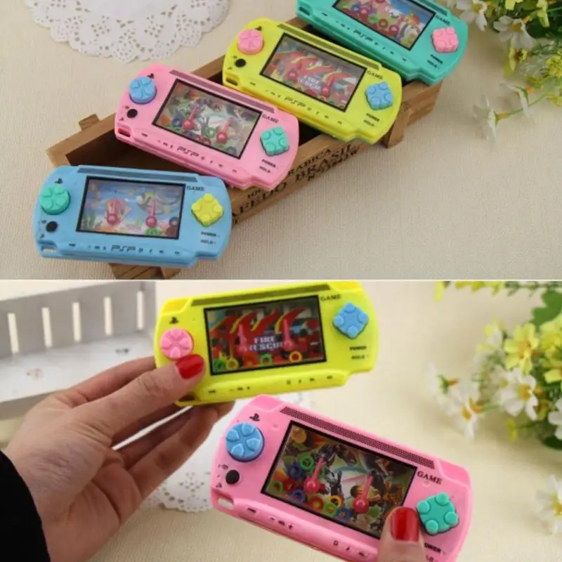 1~10PCS Handheld Mini Game Console Water Ring Children’s Children’s Childrens Toys Travel Games Ferrule Road Trip Essentials Kid