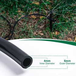 30M Garden Hoses 4mm Inner Diameter Watering Drip Irrigation Accessories PVC Soft Tubing Water Plants Flowers Gareenhose Pipe