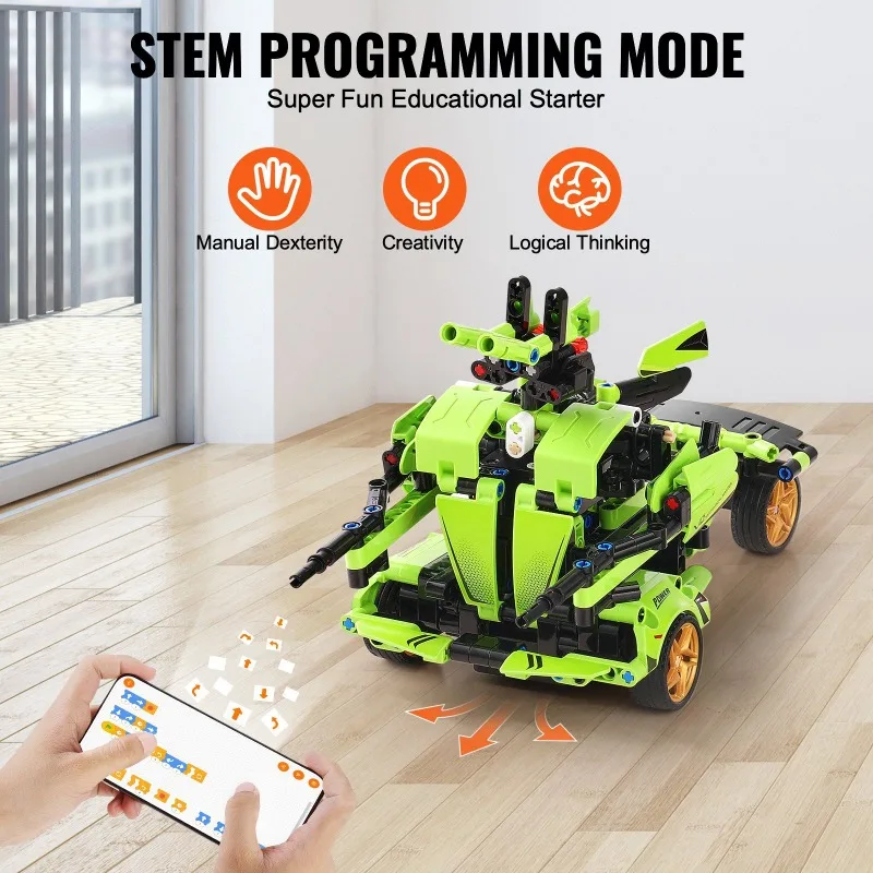 Remote Control Car Robot Building Toys 461 PCS Educational Construction Engineering Toys for Kids