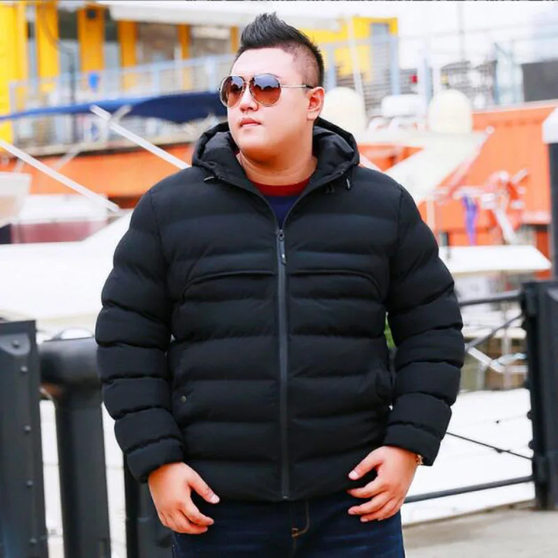 

Winter Casual Men Jackets 8XL 150KG 7XL Thick Style Large Size Coat Solid Color Parkas High Quality Men's Jackets Male Fashion