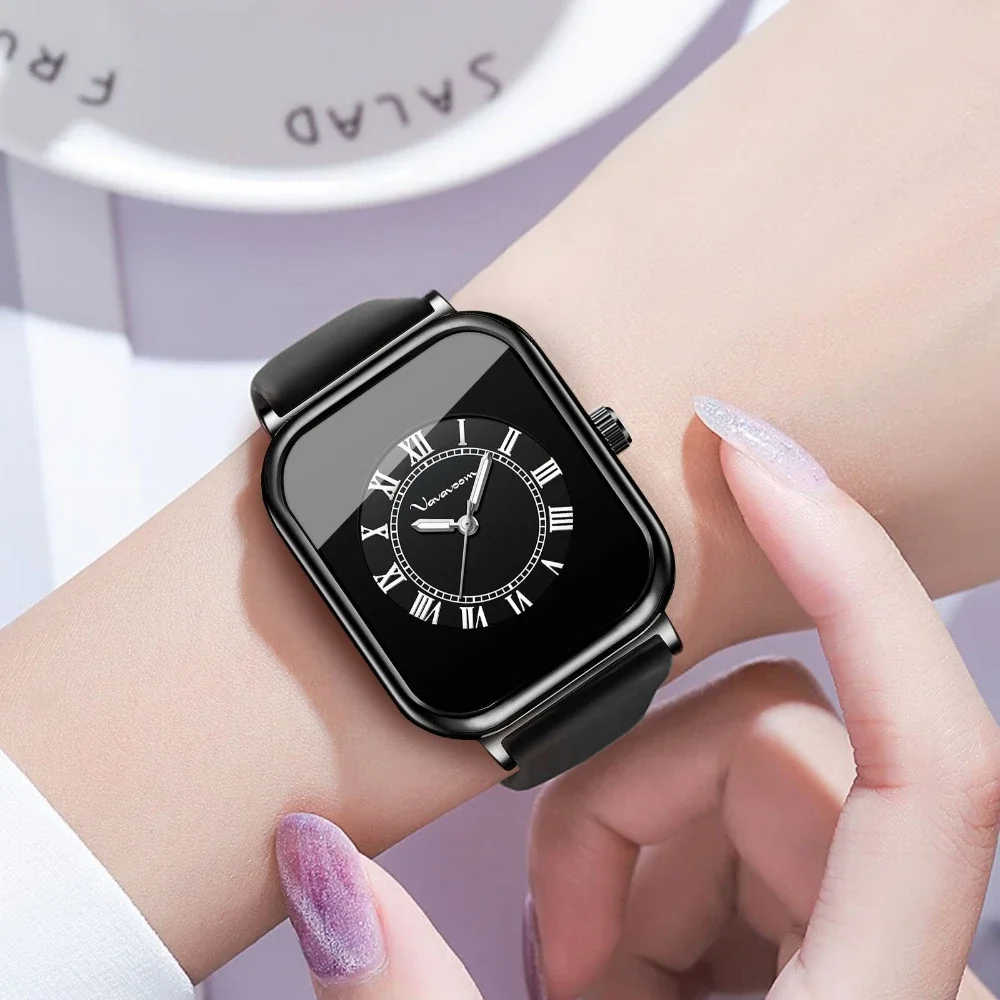 VA VA VOOM Business Leisure 2392 Waterproof Silicone Strap Women Watches Temperament Quartz Watches for Women relogio feminino