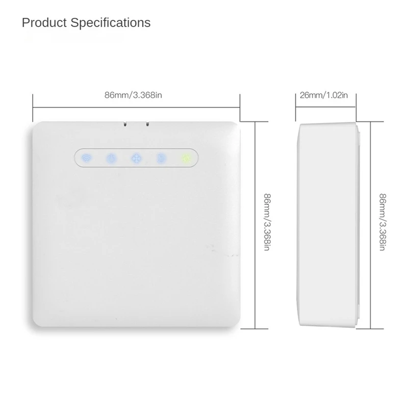 Wifi Smart Thermostat Für Pilot Draht Heizung Heizkörper Unterstützung Ecowatt Strom Überwachung Fernbedienung Alexa Google