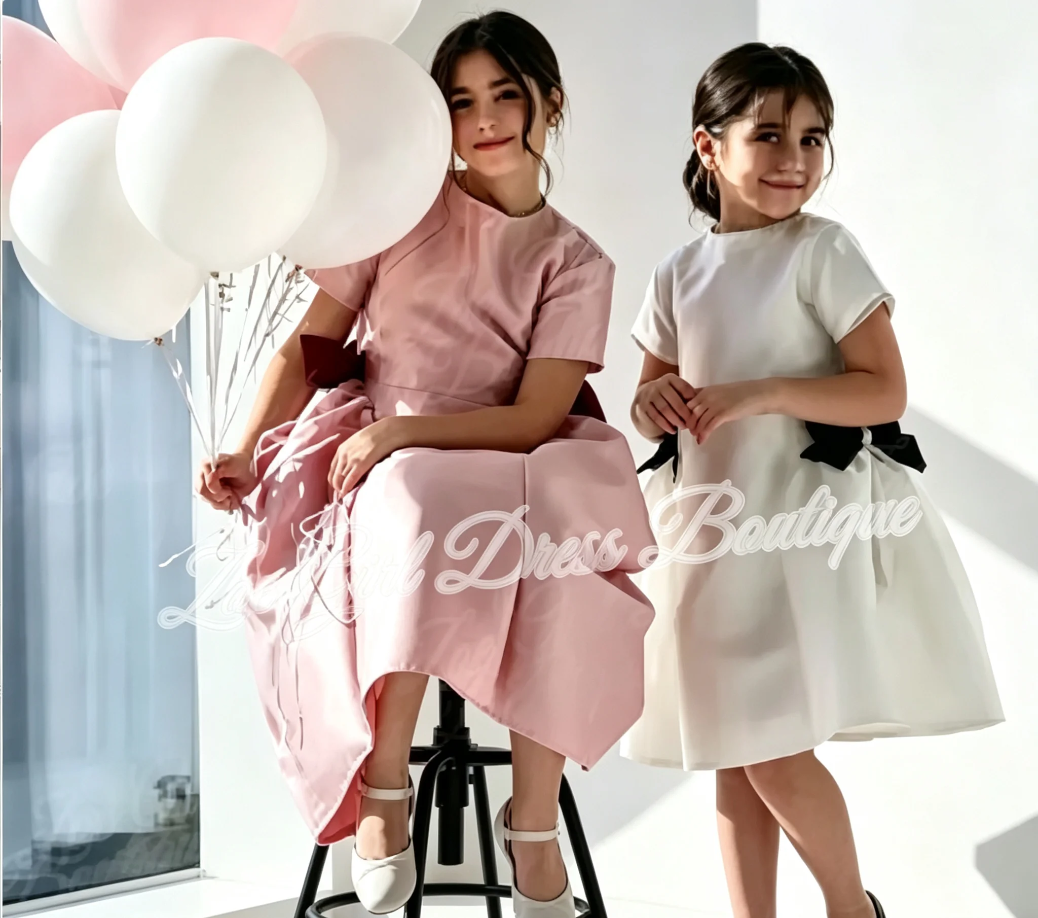 robes-elegantes-en-satin-a-manches-courtes-pour-filles-avec-nœuds-pour-la-premiere-communion-mariage-anniversaire-soiree-robes-de-ceremonie-personnalisees