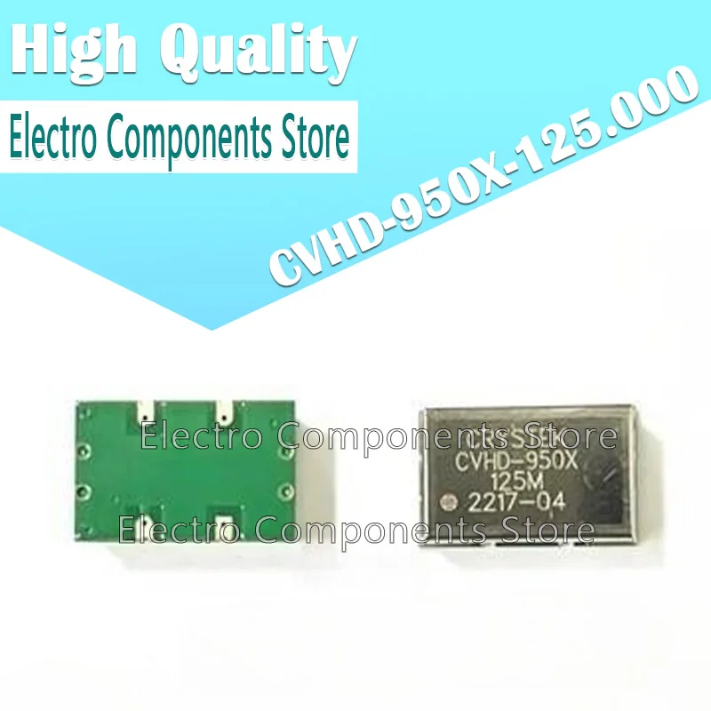 CMOS 3.3V 9*14mm 4PIN SMD-4 125.000MHZ CVHD-950X-125.000 VCXO CVHD-950X-125.000 125MHZ 125M Ultra-Low Phase Noise Oscillators