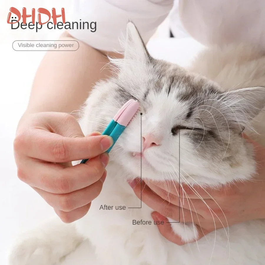 Pet Grooming Tools Cat Eyes Comb Pet Tear Stain Remover Comb Cleaning Brush For Small Cat Dog Products Cleaner Clip Pet Supplies