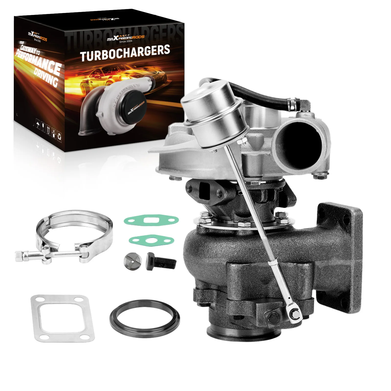 GT30 Turbo T3 T04E V-band Turbocompressore Universale Upgrade ​ Turbo.63 A/R per motori da 1,5L-2,5L