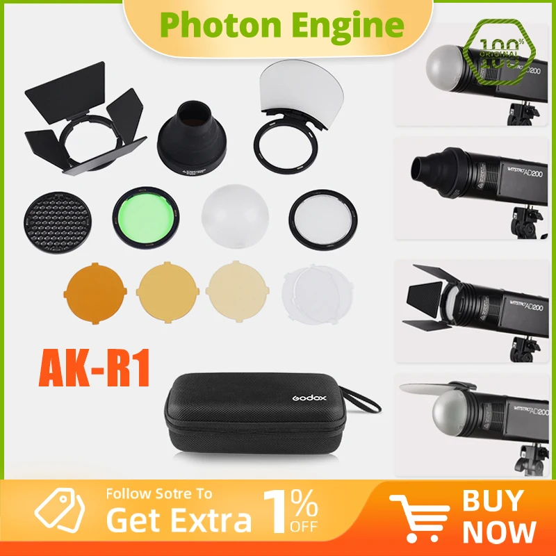 godox-ak-r1-barn-door-snoot-color-filter-reflector-honeycomb-diffuser-ball-kits-for-godox-ad200-h200r-v1-flash-head