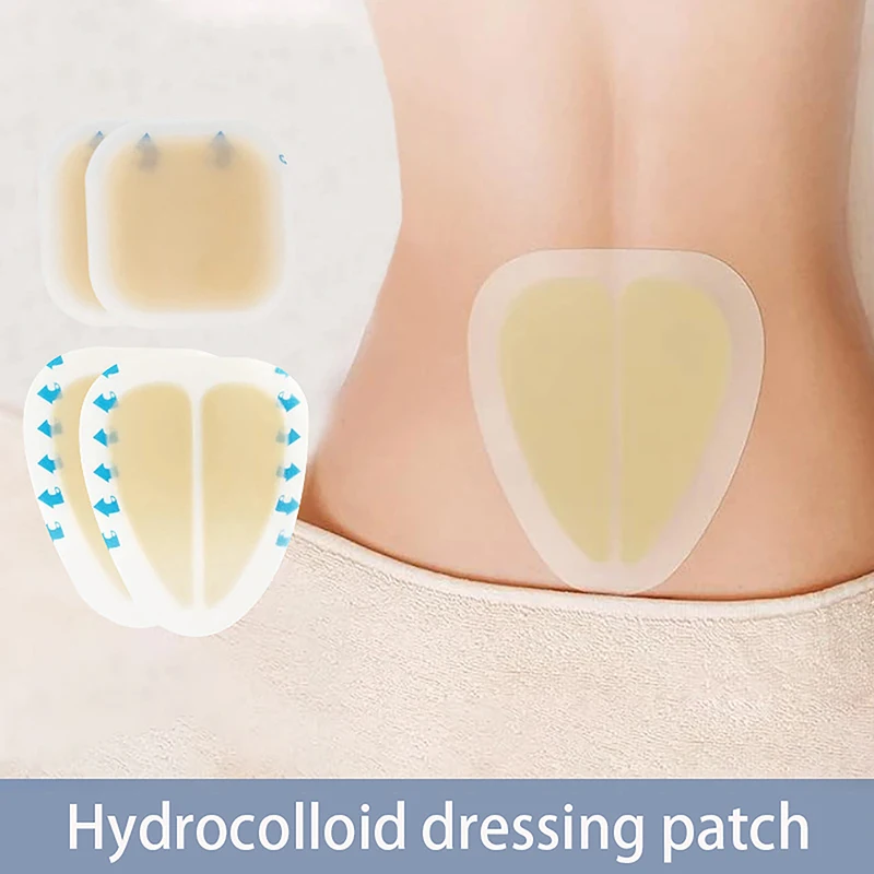 1 Vel Hydrocolloïde Wonddressing Snel Genezende Dunne Zelfklevende, Ademende Drukpijnlijke Dressings Sticker Doorligwond